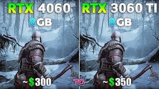 RTX 4060 vs RTX 3060 Ti  Test in New Games 2024 [upl. by Krebs94]