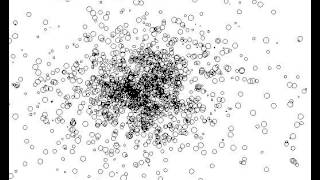 NBody simulation in C using OpenCL and Cloo [upl. by Adnam213]