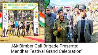 Mendhar Festival 2024 A Historic Event with GOC 25 Div  Organised by BG Bridge Indian Army [upl. by Trill]