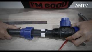 Tutorial Penyambungan Pipa HDPE Mechanical Joint [upl. by Ilyk]