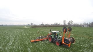 Sleepslangen 2016  Gülleverschlauchen  injecting slurry  Loonbedrijf Groesbeek [upl. by Arvie]