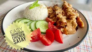 Easy Indonesian Chicken Satay [upl. by Assilanna83]