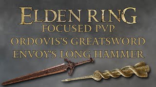 Elden Ring Focused PvP  Ordoviss Greatsword amp Envoys Long Horn [upl. by Nadoj311]