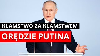 Putin odleciał podczas orędzia Tak karmił kłamstwami Rosjan [upl. by Hanny]