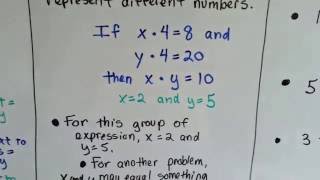 Grade 6 Math 17 How to write an algebraic expression [upl. by Eenar]