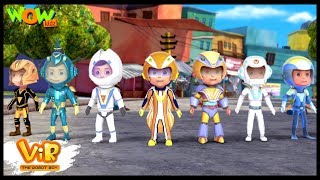 Vir The Robot Boy  Hindi kids Cartoon  Dangerous seven  Animated Series Wow Kidz [upl. by Hannad]