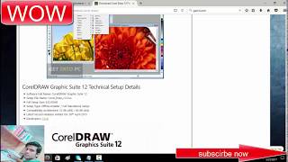 Corel Draw 12 Graphics Suite Pc Softawer Download [upl. by Cooley]