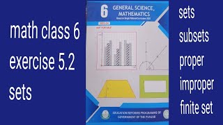 sets  math class 6  pre exercise 52 theory [upl. by Rici742]