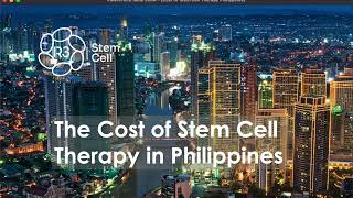 Cost of Stem Cell Therapy in Philippines [upl. by Camala]