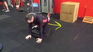 Hip Stretch With Resistance Band For Improving Centration Of Hip Joint [upl. by Eppesiug989]