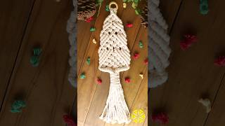 🎄Árvore de Natal Macramê Tutorial👆macrame natal macrametutorial artesanato [upl. by Sioled]