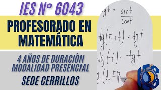 Profesorado en Matemática 6043 [upl. by Nahtam414]