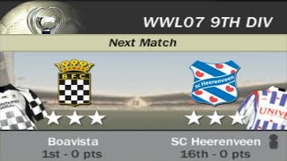 FIFA 07  WWL 07 9th Division Week 1 Match 1  Boavista vs SC Heerenveen AI vs AI [upl. by Ottavia649]