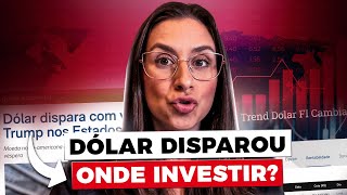 DÓLAR DISPARANDO 2 investimentos simples e baratos para se expor ao dólar sem sair do Brasil [upl. by Philan]