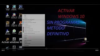 Como activar Windows 10 gratis cualquier versión para siempre 2018 EL MEJOR METODO Sin progrmas [upl. by Inihor]