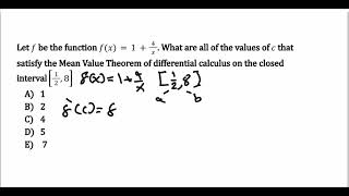 Exercise 42 Apply the Mean Value Theorem [upl. by Gregorio]