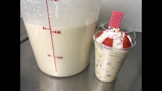 CREMA DULCE para las Fresas ðŸ“con Crema PARA NEGOCIO [upl. by Korenblat]