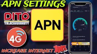 HOW TO FIX INTERNET CONNECTION DITO SIM USING APN SETTINGS 2023 [upl. by Standush]