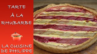 Tarte a la rhubarbe [upl. by Eissel]