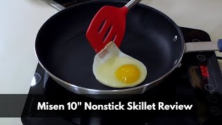 Misen Nonstick Skillet Frying Pan Review  Will It Stick  The Best Nonstick Pan [upl. by Yendor]