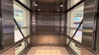 KONE Hydraulic Glass Elevator  CherryVale Mall in Rockford IL  2024 Take [upl. by Pepe]