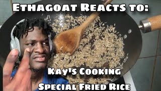 KAYS COOKING SPECIAL FRIED FRICE REACTION cooking funny reaction [upl. by Ladnyk]