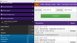 Live Soccer Guide on Hollywoodbets Mobile [upl. by Aniarrol]