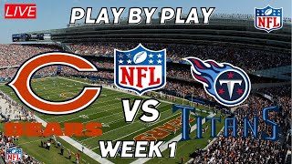 NFL FOOTBALL CHICAGO BEARS VS TENNESSEE TITANS [upl. by Kreiker]