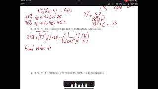 Exercise 7 Finding the transfer function and the corresponding time constant of first order system [upl. by Ambrose497]