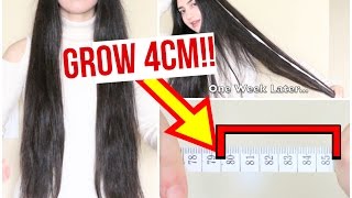 GROW YOUR HAIR FASTER amp LONGER IN 1 WEEK PROOF [upl. by Aleiram]