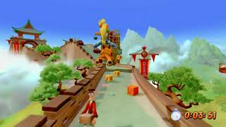 Crash Bandicoot 3 N Sane Trilogy Time Trial Level 3 Orient Express [upl. by Lion]