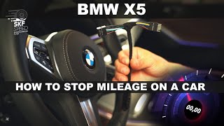 How to stop mileage on a car  BMW X5 2020 [upl. by Mailliw]