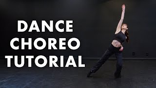 Beginner Contemporary Dance  Routine Tutorial [upl. by Waiter809]