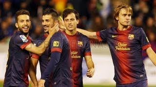 Espanyol vs Barcelona 11 24 All Goals amp Penalties 29052013 Copa Catalunya [upl. by Beckerman40]