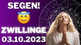 ZWILLINGE ♊️😇 DEIN GRÖSSTER SEGEN IST AUF DEM WEG 🙏 Horoskop  03November 2023 zwillinge tarot [upl. by Lilla264]