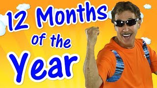 12 Months of the Year  Exercise Song for Kids  Learn the Months  Jack Hartmann [upl. by Abbie]