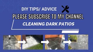 How to effectively Clean Dark Black Patio Flags  The Pink Stuff amp Nilfisk Powerwasher C135 Review [upl. by Eniksre]