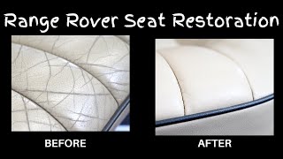 Range Rover Leather Seat Repair amp Restoration [upl. by Vittoria212]