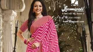 laxmipati SAREE new catalogue barkha beautiful designer printed SAREE [upl. by Abocaj]