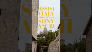 A Cinematic look at Assisi Italy 🇮🇹 [upl. by Darsey]