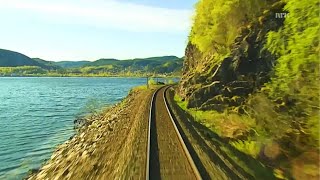 🇳🇴 Norway train ride cab view Nordland Railway Trondheim  Bodø spring [upl. by Yesiad]