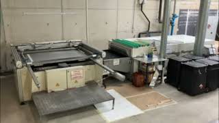 Thieme 3030  used screen printing machine [upl. by Yrahcaz]