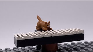 Keyboard Cat Meme  in Lego [upl. by Gnoix]