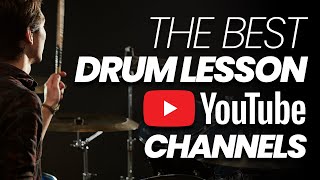 The 10 BEST Online Drum Lesson Channels on YouTube [upl. by Ahsiram]