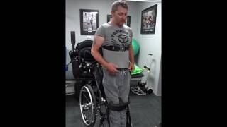 Levo Standing Manual Wheelchair Demonstration [upl. by Stallworth291]