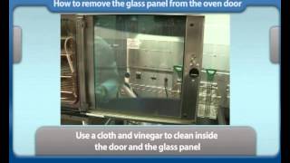 Convotherm easyToUCH  Cleaning amp Maintenance  How to remove the glass panel from the oven door [upl. by Blayne]