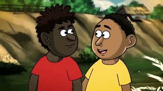 GANEEY AFSOMALI CARTOON  PART 5 Ganey iyo Asxabtida oo la badbadiyeey [upl. by Arihk]