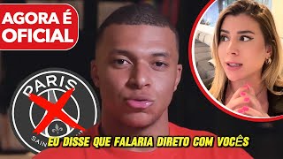 🚨 MBAPPÉ FORA DO PSG [upl. by Airdnal654]