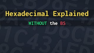 How does Hexadecimal work And why do we use it [upl. by Yetac]