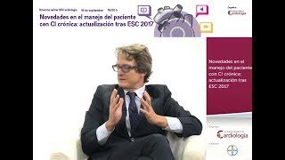 Novedades en el manejo del paciente con cardiopatía isquémica crónica actualización tras ESC 2017 [upl. by Pat]